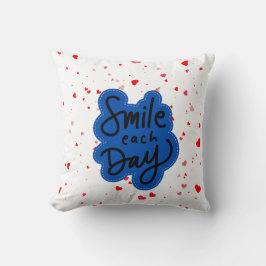 Smile Typography Kussen