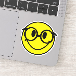 Smile w/ Rainbow Glasses Sticker