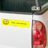 Smile Wink Bumpersticker (Op Truck)
