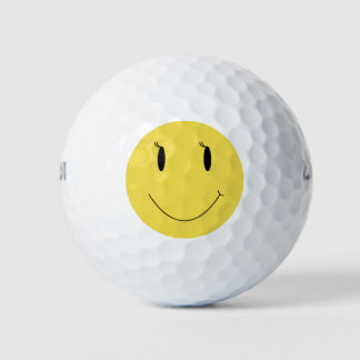 Smile  Yellow face 006 Golfballen
