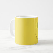 Smile Yellow Happy Face 001 Koffiemok (Voorkant links)