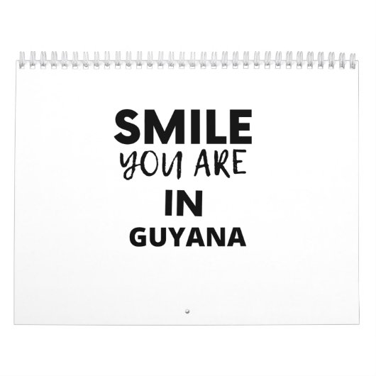 SMILE YOU ARE IN Guyana Kalender (Hoes)