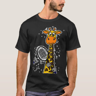 Smilemoresa Funny Giraffe die T speelt T-shirt
