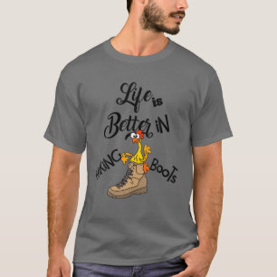 Smilessport Funny Life is beter in het hikken van  T-shirt