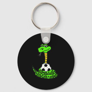 Smileteesfunnya Grappige Groene Python Slang En Vo Sleutelhanger