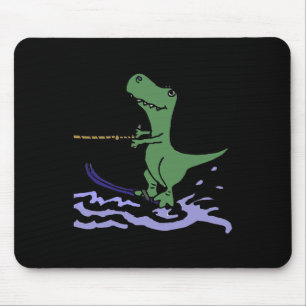 Smileteessports Grappige T-rex Dinosaurus Waterski Muismat