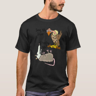 Smiletes Possum en Buzzard Satire T-shirt