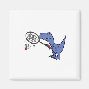 Smiletodaytees Leuke T-rex dinosaurus spelen Badmi Magneet