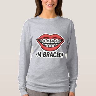 Smiley Braces Leuke Sticker – Kleurrijke Lippen T-shirt