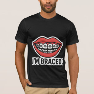Smiley Braces Leuke Sticker – Kleurrijke Lippen T-shirt