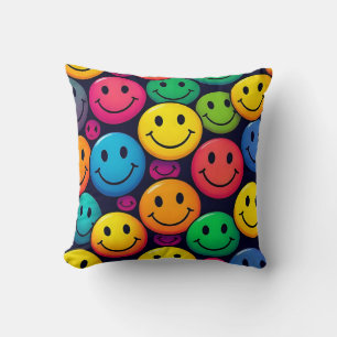 Smiley face à un coussin
