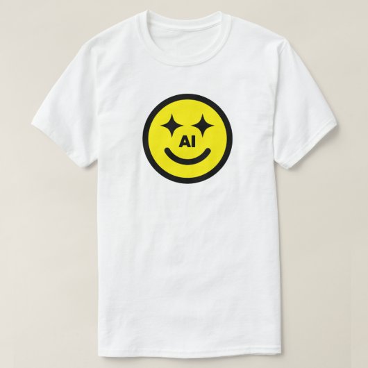 Smiley Face AI™ T-Shirt (Design voorkant)