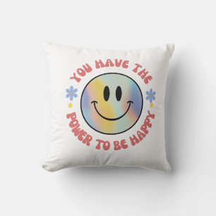 SMILEY FACE HAPPY PILLOW KUSSEN