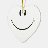 Smiley face keramisch ornament (Links)