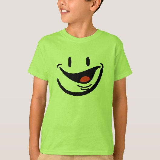 Smiley Face Kind Basic T-shirt (Voorkant)