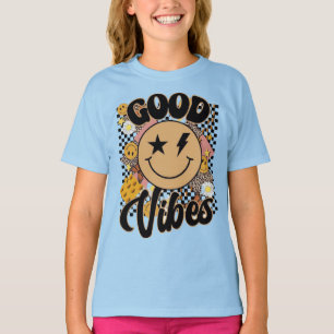 Smiley Face met Goede Vibes T-shirt