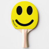 Smiley Face Ping Pong Paddle Tafeltennisbatje (Voorkant)