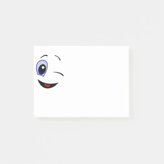 SMILEY FACE WINKEN POST-IT® NOTES (Voorkant)
