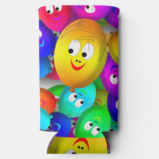 Smiley Faces Balloons Pattern-64171 (Achterkant)
