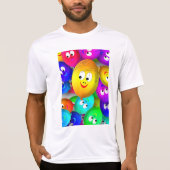 Smiley Faces Balloons Pattern-64171 T-shirt (Voorkant)