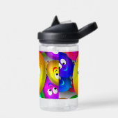 Smiley Faces Balloons Pattern-64171 Waterfles (Links)