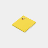 Smiley gezicht emoji post-it® notes (Schuin)