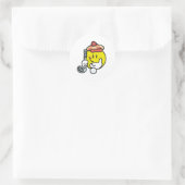 Smiley Golf Ronde Sticker (Tas)