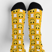 Smiley Happy Face Emoji Printed Gift Socks Sokken (Top)