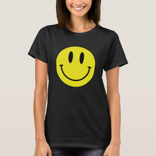 SMILEY HAPPY FACE T-SHIRT (Voorkant)