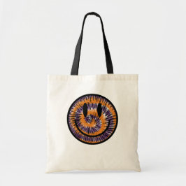 Smiley in Halloween Tie Dye - PNG Tote Bag