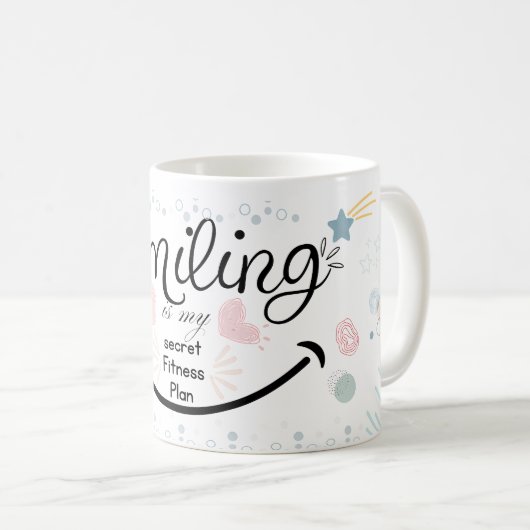 Smiley lips coffee mug (Devant droit)