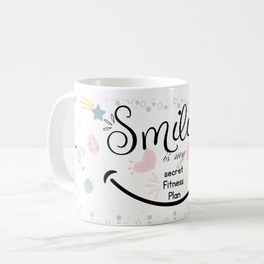 Smiley lips coffee mug (Devant gauche)