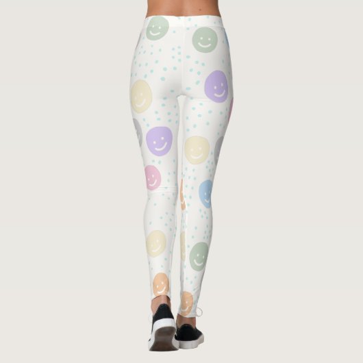Smiley Muster Leggings (Achterkant)