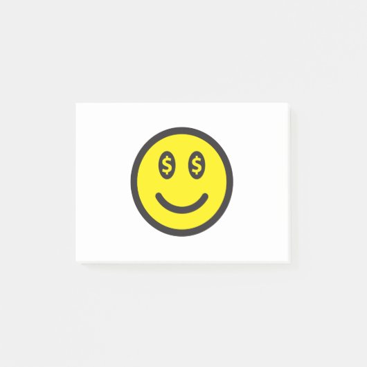 $$ Smiley Post-it® Notes (Voorkant)