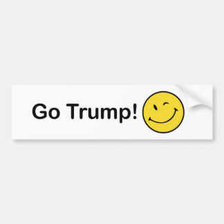 Smiley Trump Bumpersticker