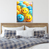 smileys canvas afdruk (Insitu (Slaapkamer))
