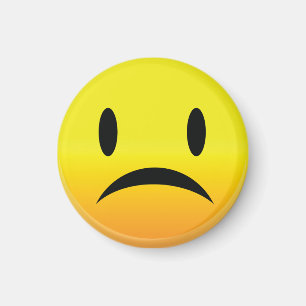 Smilie Face Sad Magneet