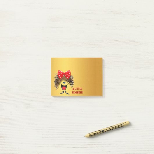 Smilie-herinnering Post-it® Notes (Op bureau)