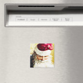 Smilin' Santa  Magnet Magneet (Insitu (Vaatwasser))
