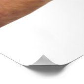 Smiling Baby on Hand Poster (Hoek)