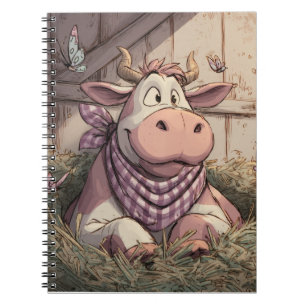 Smiling Barn Koe Pastel Boerderij Notitieboek