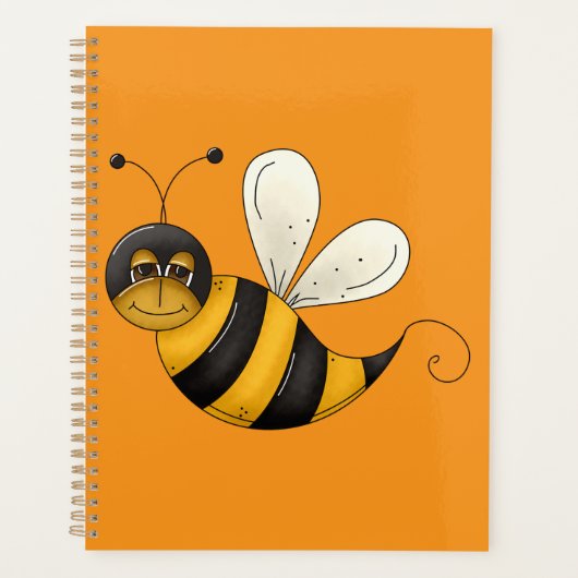 Smiling Bee Fun Bumblebee Character (Devant)