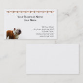 Smiling Bulldog Visitekaartje (Voorkant / Achterkant)