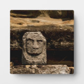 Smiling Cambodia Stone Totem Photo Plaque (Devant)