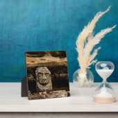 Smiling Cambodia Stone Totem Photo Plaque (Insitu)