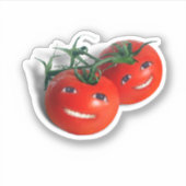 Smiling Cherry Tomatoes Sticker (Voorkant)