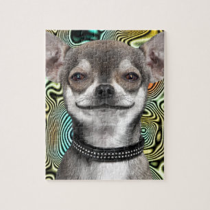 Smiling Chihuahua Dog Legpuzzel