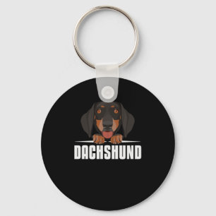 Smiling Dachshund Sleutelhanger