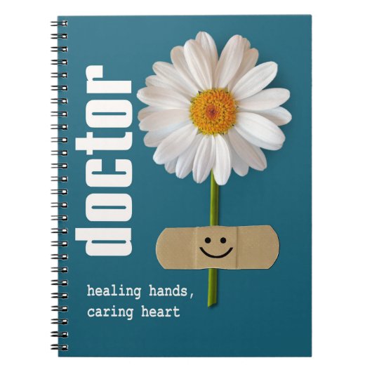 Smiling Daisy Gift Notitieboek voor Doctor (Voorkant)