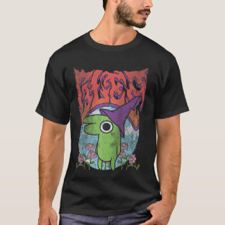 Smiling Friends Glep Vintage Heavy Metal Bloemen C T-shirt